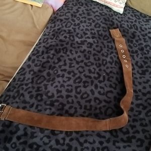 Miu Miu suede belt